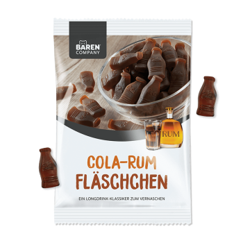 Cola Rum Fläschchen Fruchtgummi 150g
